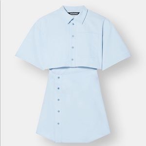 Jacquemus Light Blue Mini Dress